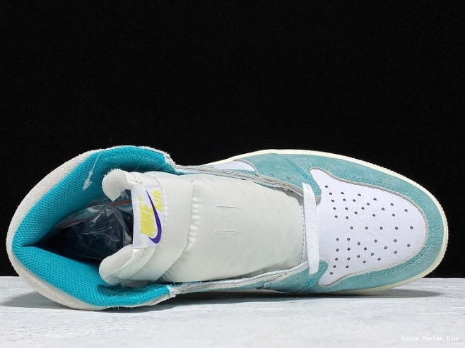 Retro 555088-311 Jordan 1 Green Air OG High Turbo 0801